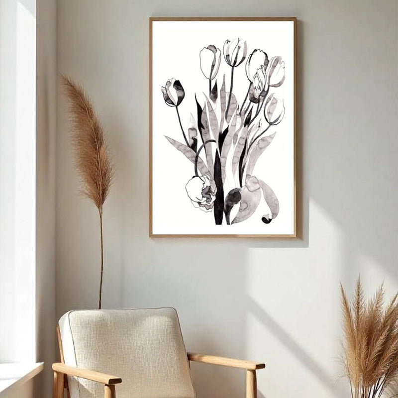 Stem and Sway - monochrome fine art print